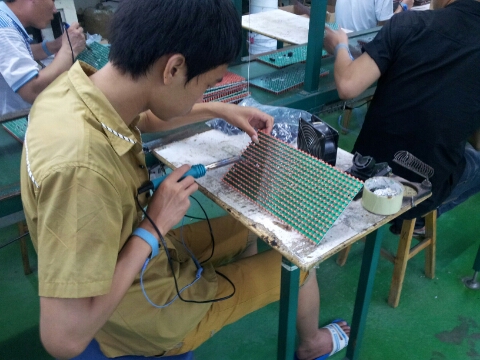 정보 - 전광판제조과정