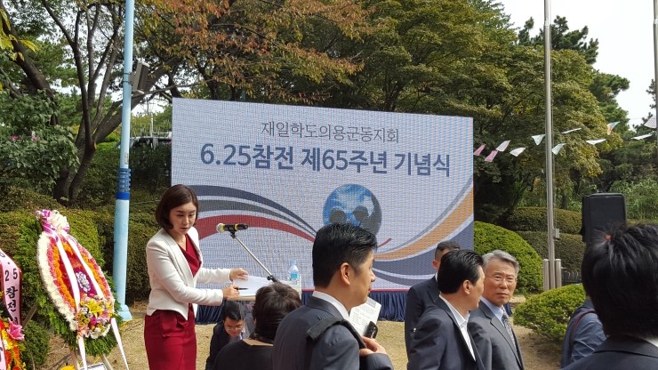 실외용 - 6.25참전제65주년기념식에 200인치 전광판 임대
