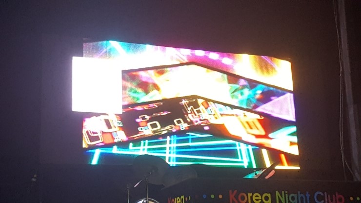 실내용 - 순천 클럽 LED 전광판 설치