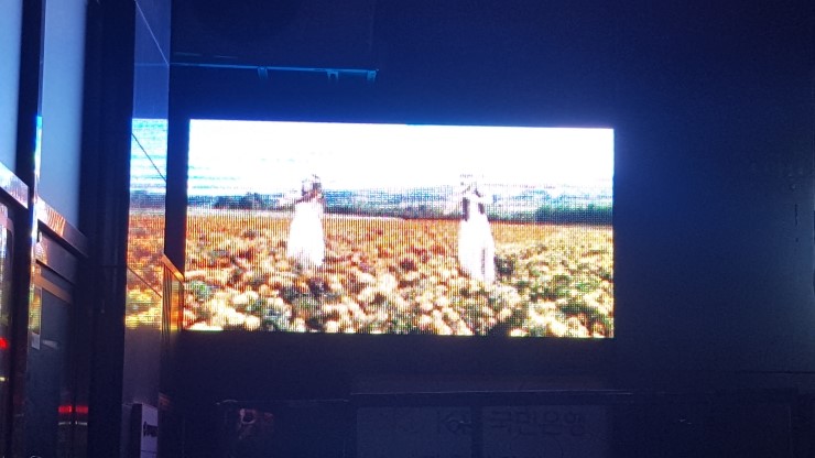 실외용 - 투썸플레이스 광명사거리점 LED 전광판 설치