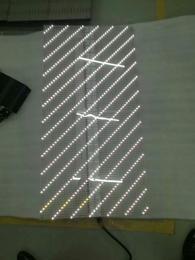 정보 - LED GLASS 10mm (투명LED 입니다)
