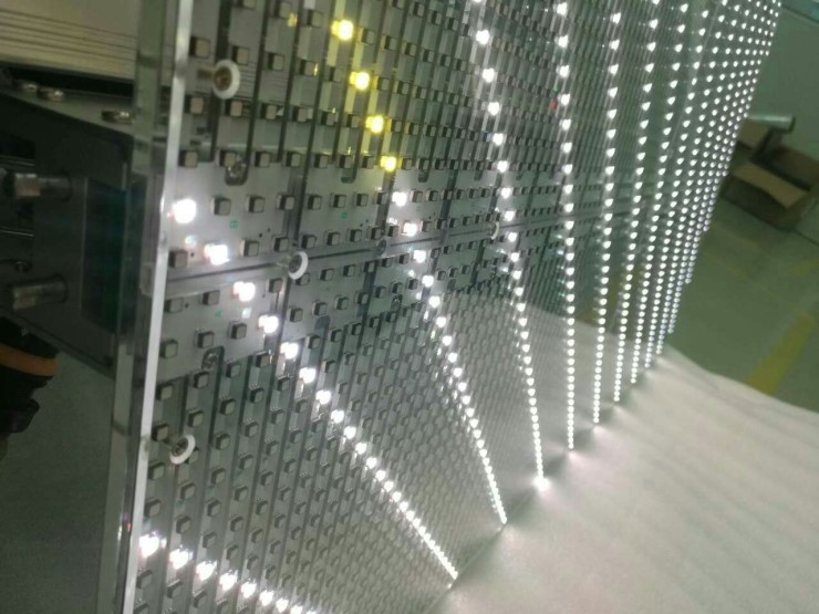 정보 - LED GLASS 10mm (투명LED 입니다)