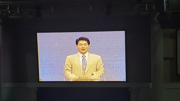 실내용 - 잠실교회 전광판 수리
